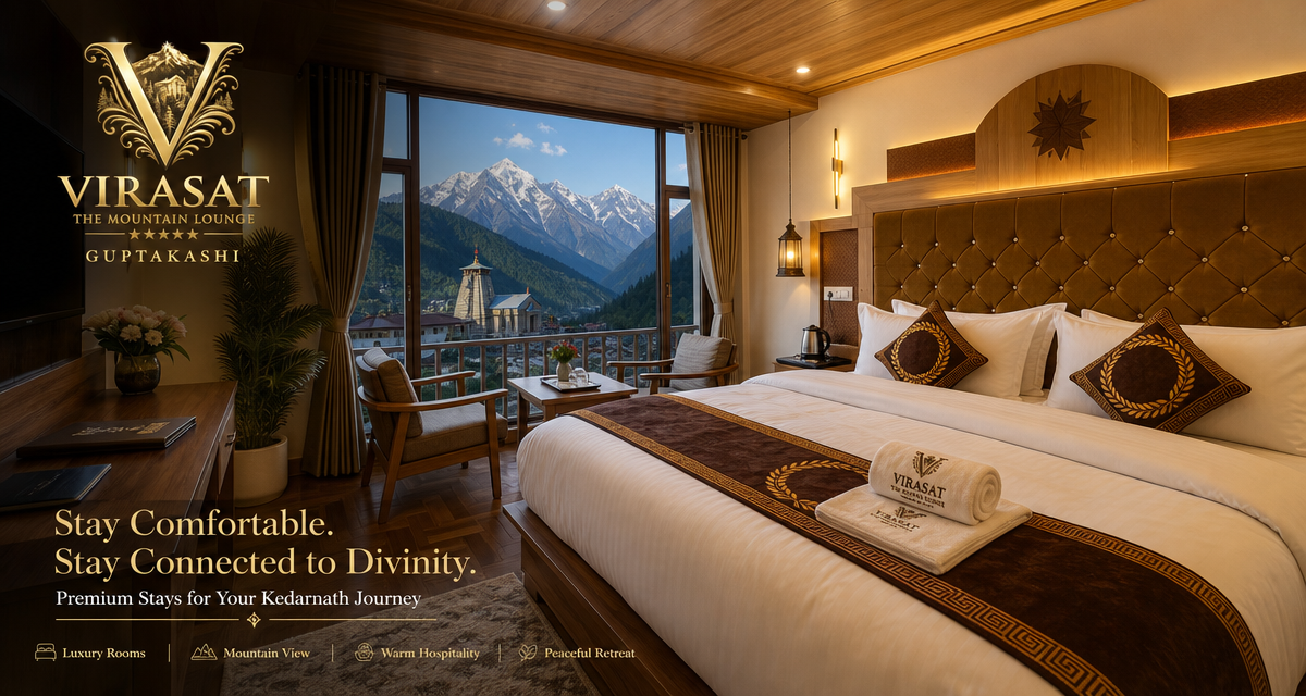 Plan Your Kedarnath Journey with a Comfortable Stay at Virasat Lounge, Guptakashi