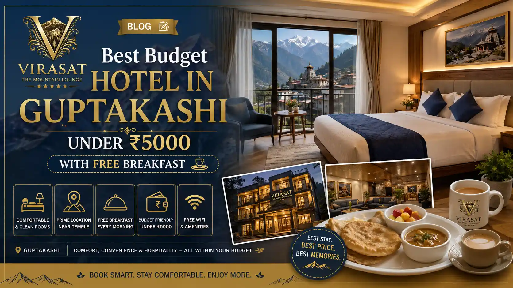 Best Budget Hotel in Guptakashi Under 5000 With Free Breakfast